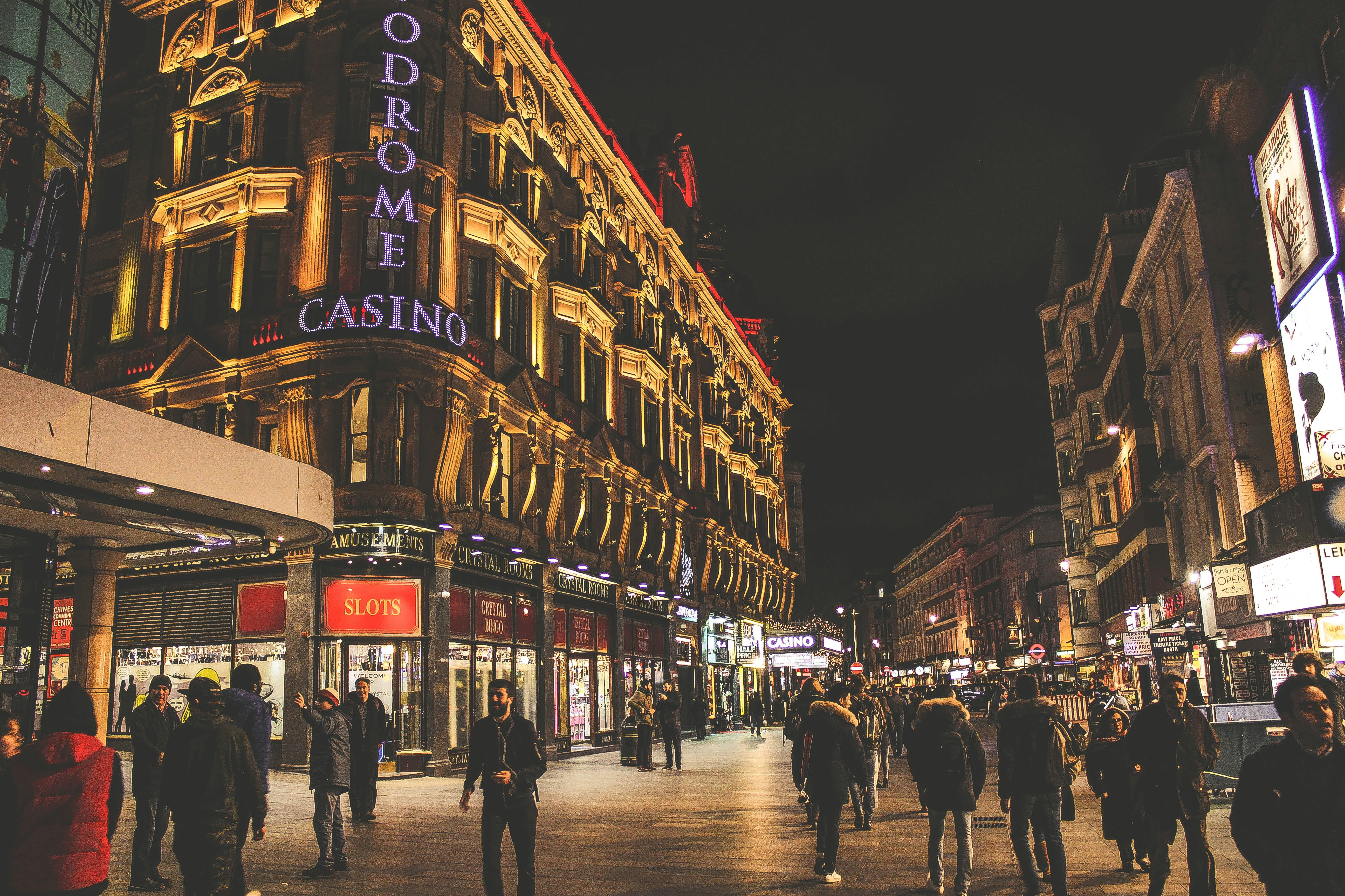 London at night